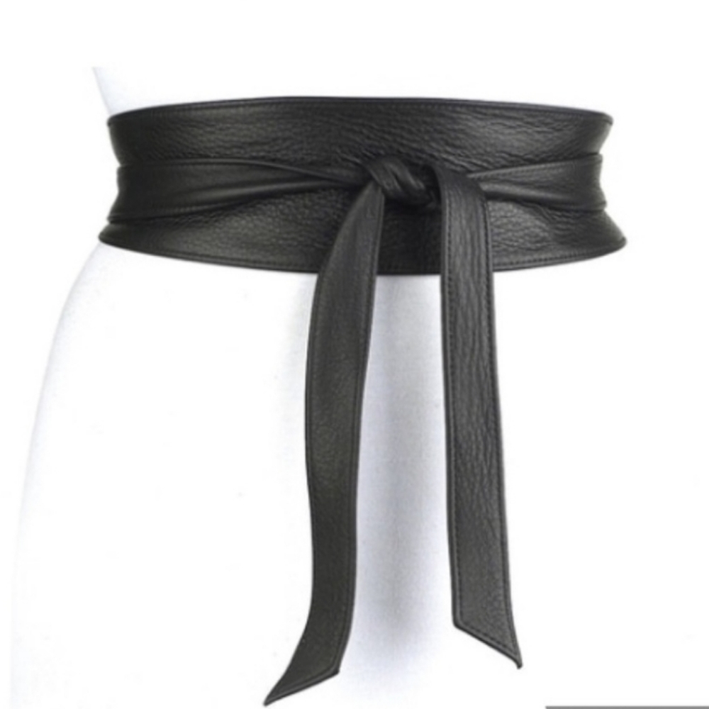 🍁 Leather wrap belt